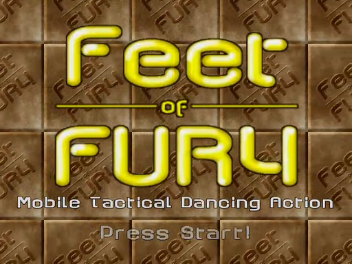 Feet of Fury title screen for Sega Dreamcast